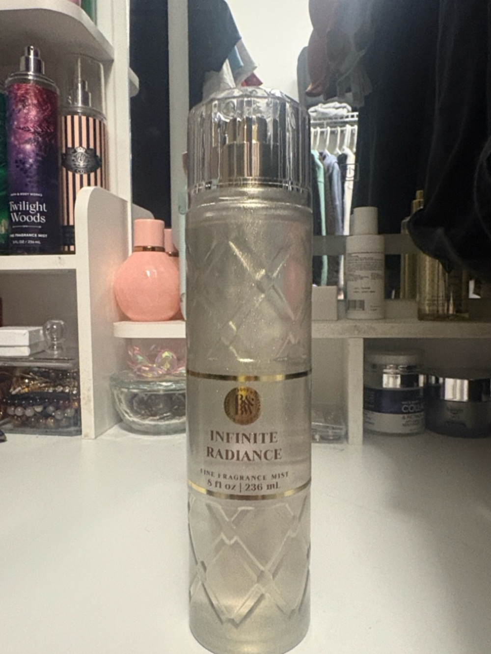 Bath & Body Works Infinite Radiance Fine Fragrance Mist - Silver Metallic